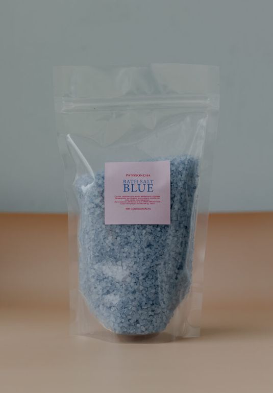 Соль для ванны (голубая) PATISSONCHA BLUE 500 г