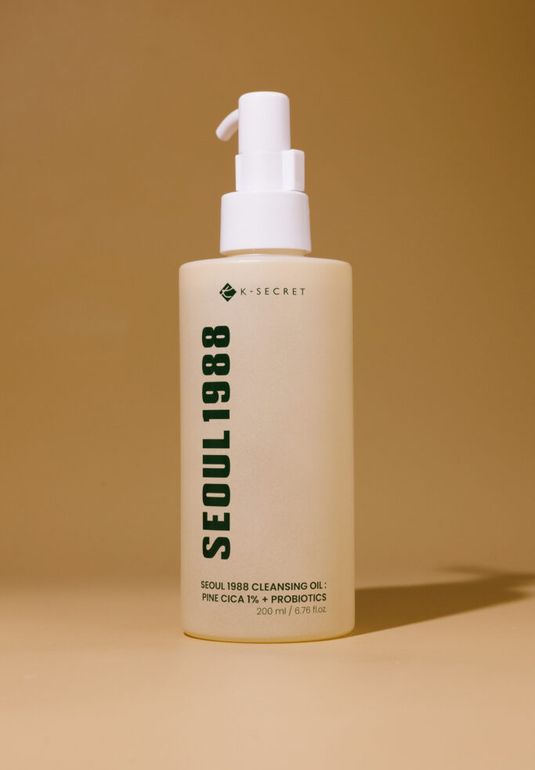 Гидрофильное масло для очищения K-Secret Seoul 1988 Cleansing Oil : Pine Cica 1% + Probiotics 200ml