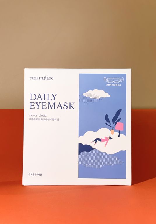 Набор паровых масок для глаз Steambase Daily Eyemask [Fleecy Cloud] 5*50g