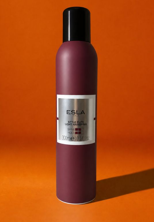 Лак для волос средней фиксации ESLA Italy Style Elite Light Hairspray 300мл 