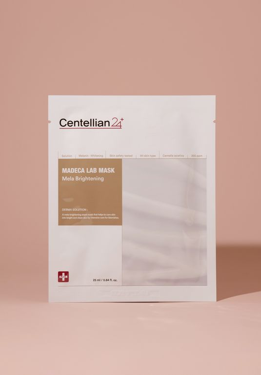 Маска тканевая выравнивающая тон кожи Centellian24 Madeca Lab Mask Mela Brightening 25мл