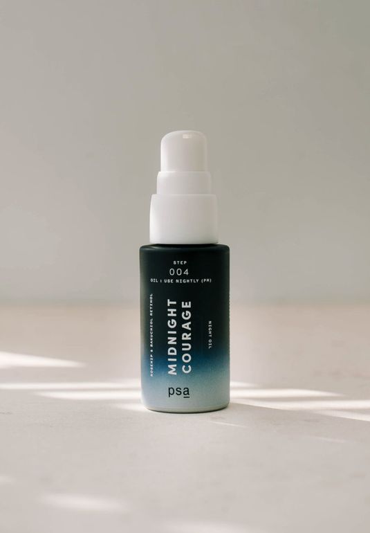 Ночное масло с ретинолом, бакучиолом и шиповником PSA MIDNIGHT COURAGE: Rosehip & Bakuchiol Night Oil 15ml