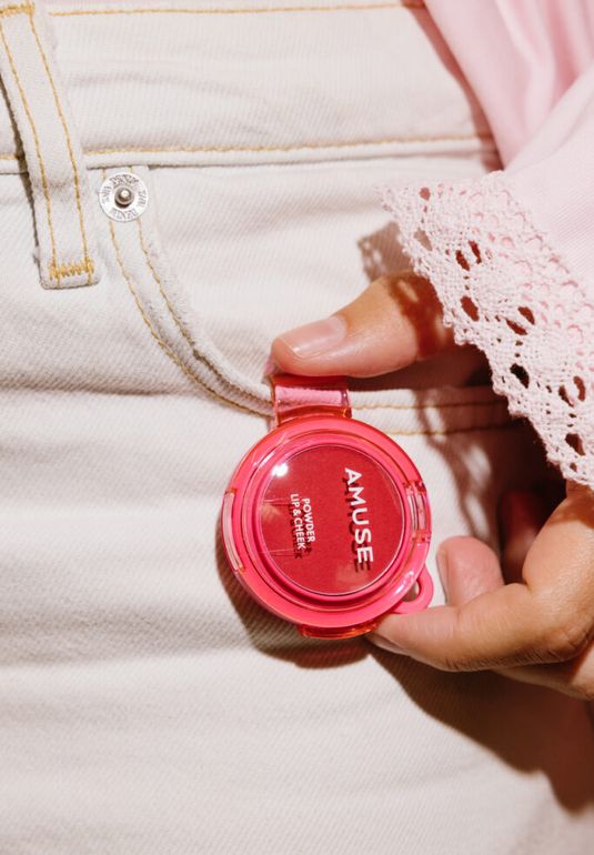 Нежная пудра для макияжа губ и щек Amuse Powder Lip&Cheek [11 Valentine] 4g