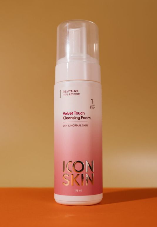 Пенка для умывания ICON SKIN Velvet Touch Cleansing Foam 175ml
