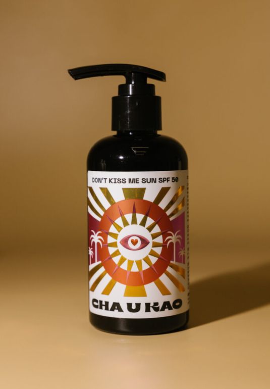 Солнцезащитный крем для лица и тела CHA U KAO DON'T KISS ME SUN SPF 50 200мл