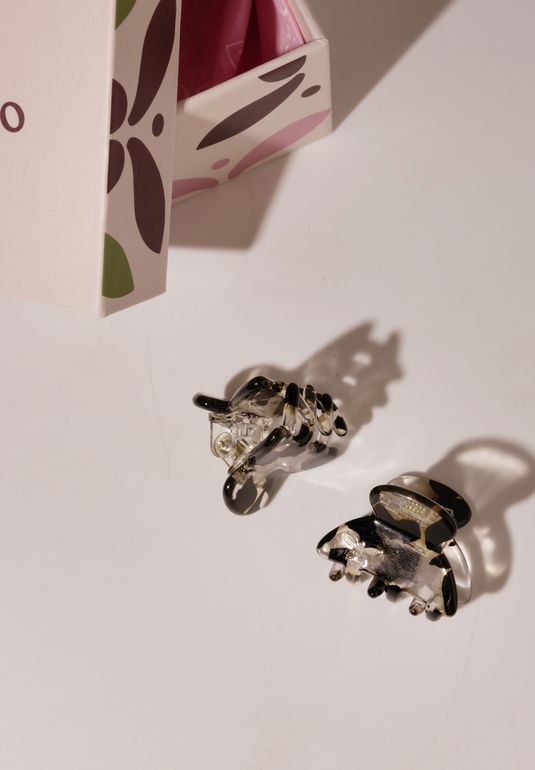 Набор крабов для волос 2 шт - Фантом мини Assoro