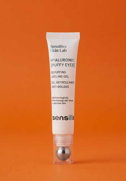 Ледяной гель для век с гиалуроновой кислотой SENSILIS Hyaluronic (Puffy eyes) 15мл