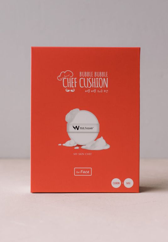 Пилинг для лица c витамином С и фруктовыми кислотами Wish Formula Bubble Bubble Chef Cushion 4 шт