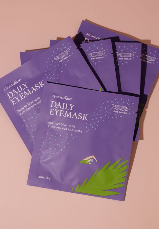 Набор паровых масок для глаз Steambase Daily Eyemask [Lavender Blue Water] 5*50г