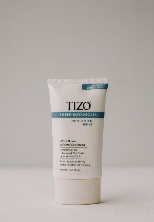 Солнцезащитный крем для лица и тела TiZO Sheer Botanicals SPF 45 Non-Tinted 113g