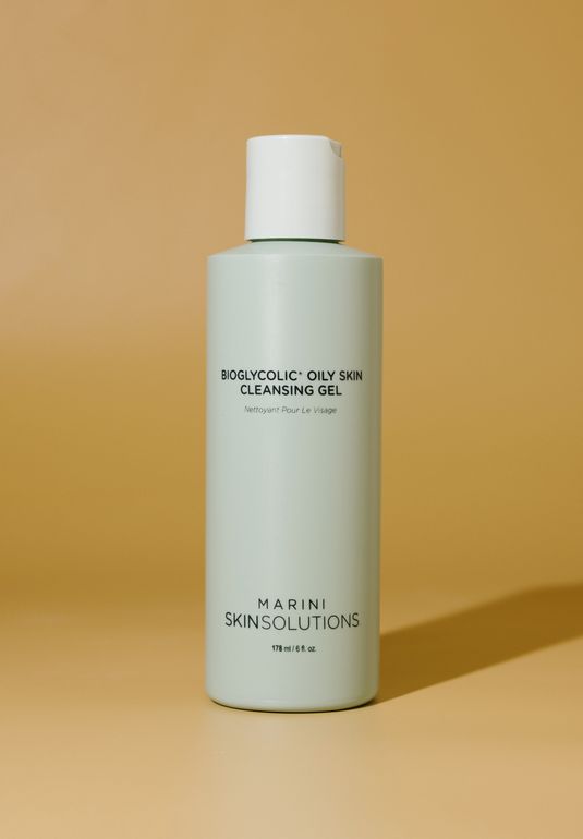 Очищающий гель на основе гликолевой кислоты для жирной и комбинированной кожи Marini SkinSolutions Bioglycolic Oily Skin Cleansing Gel 178ml
