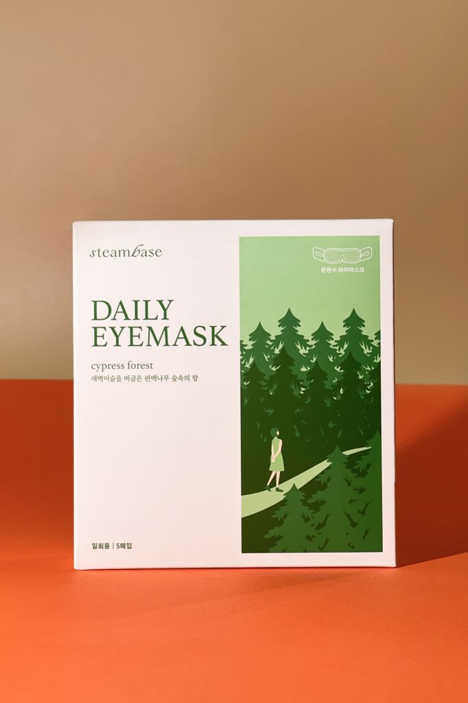 Набор паровых масок для глаз Steambase Daily Eyemask [Cypress Forest] 5*50g