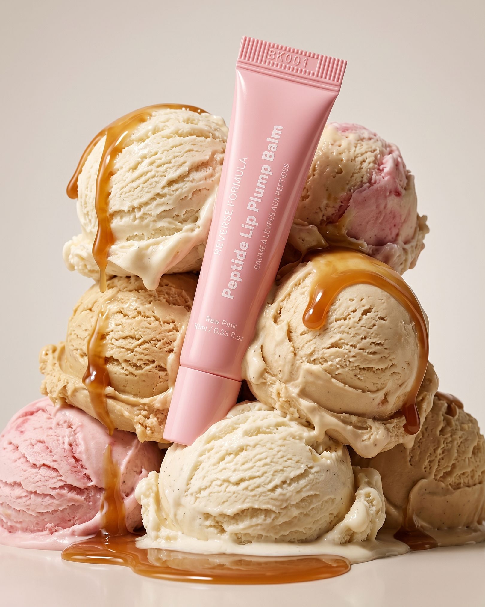 Бальзам-плампер для губ с пептидами REVERSE FORMULA Peptide Lip Plump Balm [Raw Pink] 10ml
