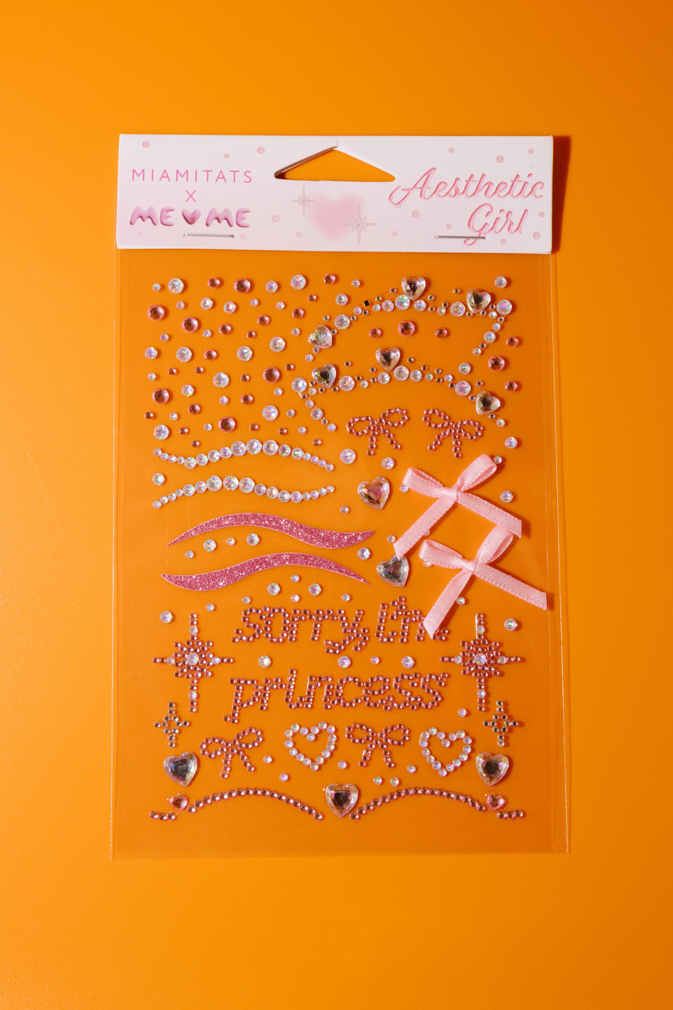 Кристаллы на клейком слое AESTHETIC GIRL MIAMITATS x ME&ME