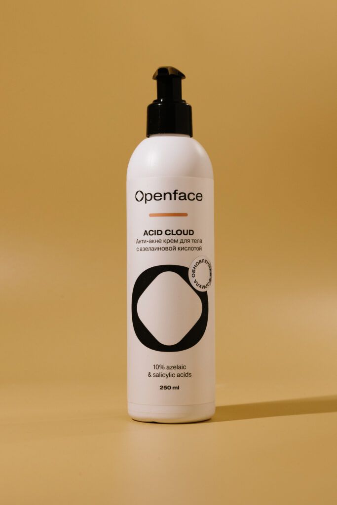 Анти-акне крем для тела с азелаиновой кислотой OPENFACE Acid Cloud 250 ml