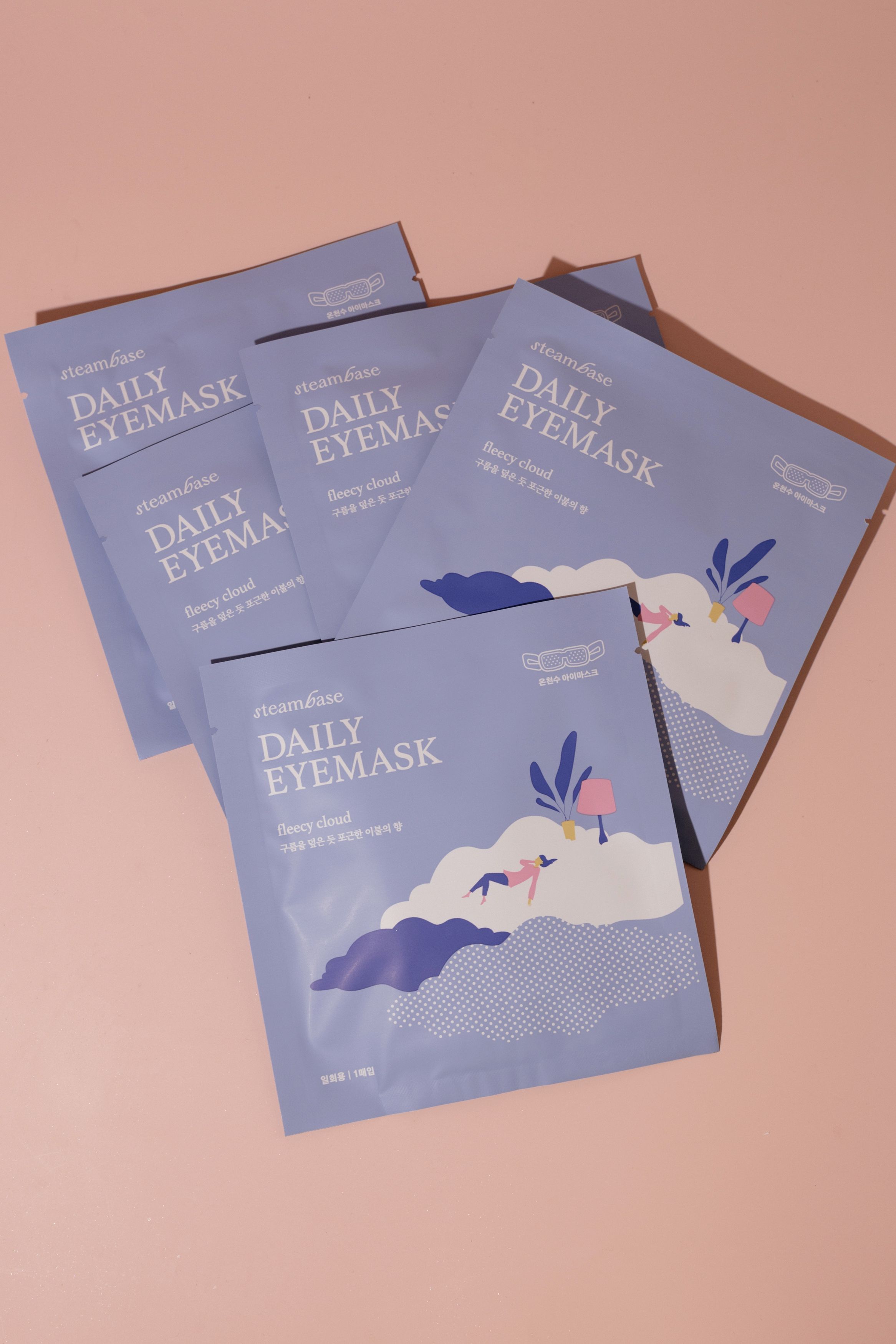 

Набор паровых масок для глаз Steambase Daily Eyemask [Fleecy Cloud] 5*50г
