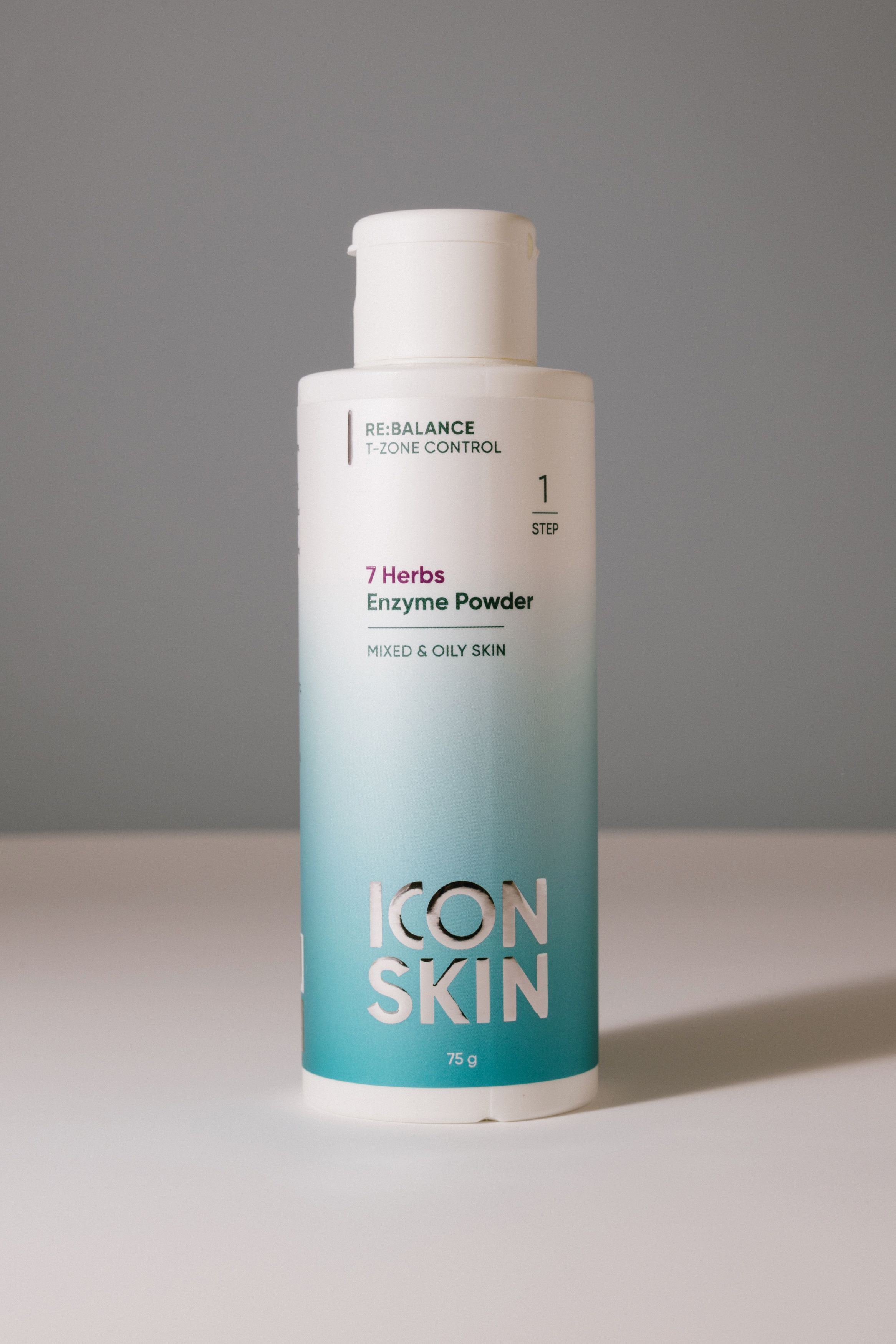 

Энзимная пудра для умывания, обогащенная семью растительными экстрактами ICON SKIN 7 Herbs Enzyme Cleasing Powder 75г