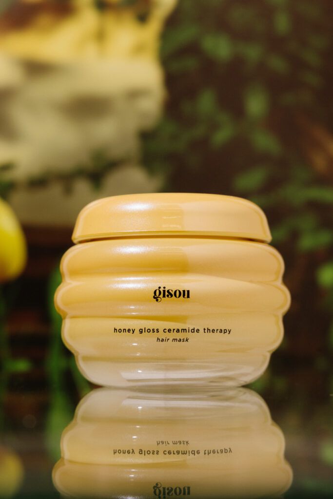Восстанавливающая маска для волос gisou Honey Gloss Ceramide Therapy Hydrating Hair Mask 75ml