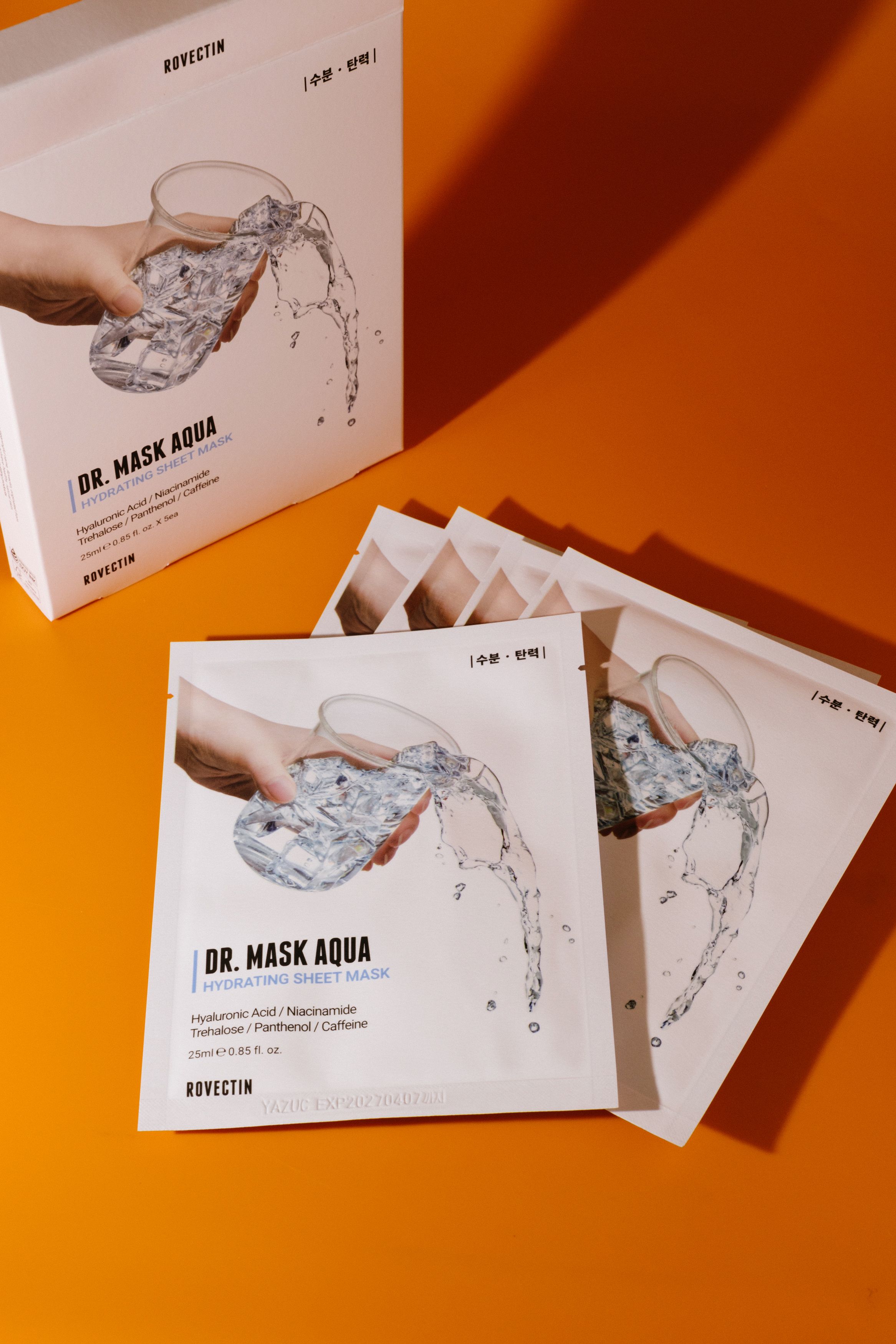 

Набор увлажняющих тканевых масок ROVECTIN Skin Essentials Dr. Mask Aqua Hydrating Sheet Mask 5*25мл