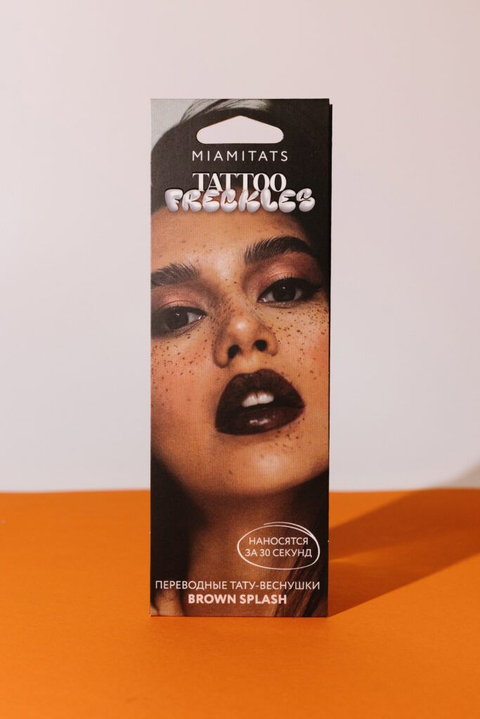 Переводные тату веснушки (для одного нанесения) MIAMITATS Brown Splash