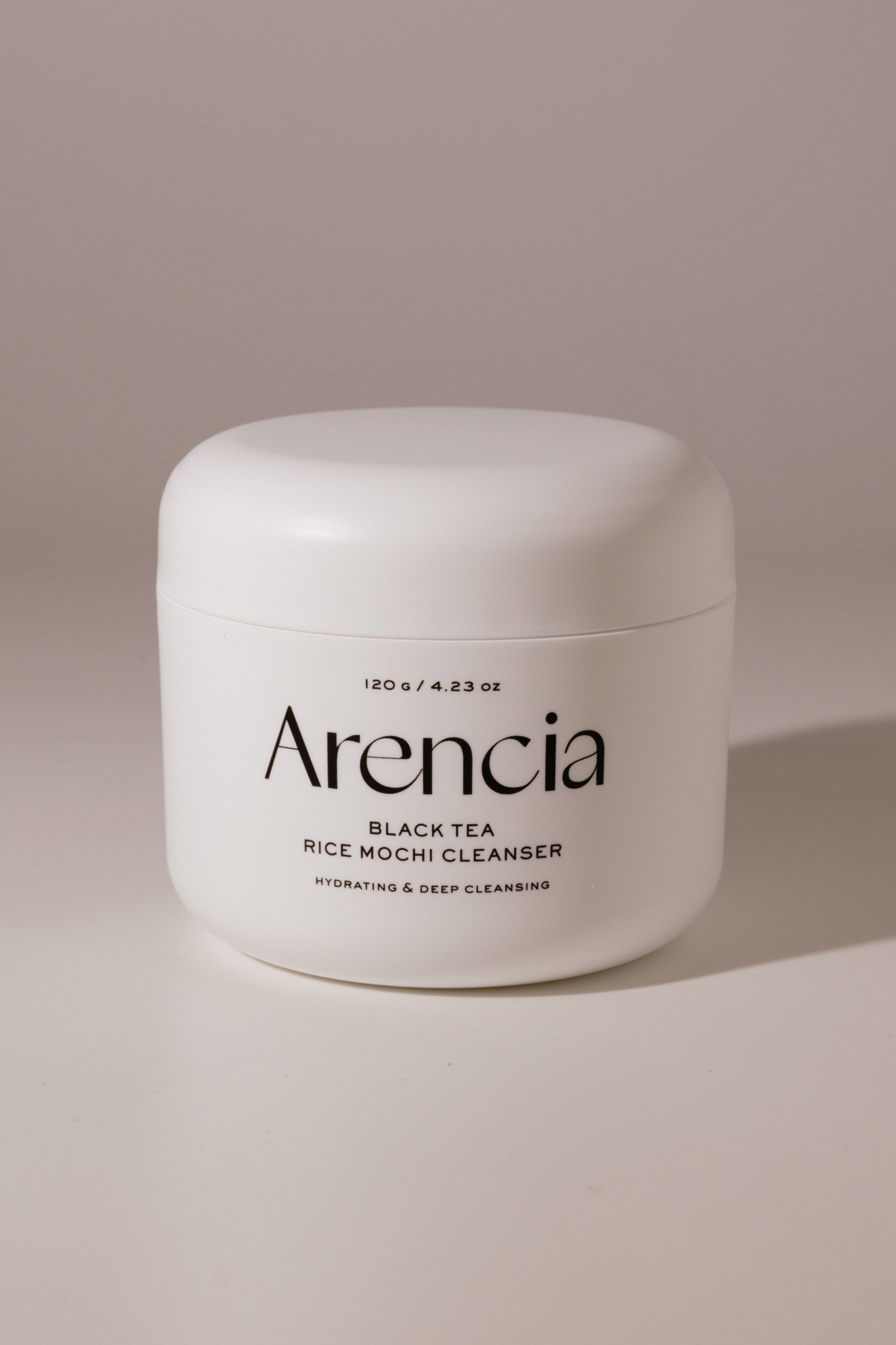 Пенка для глубокого очищения кожи Arencia Black Tea Rice Mochi Cleanser 120g