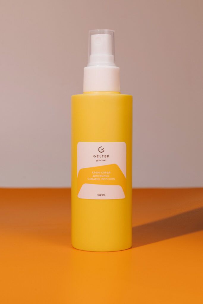 Крем-спрей для волос с ароматом карамельного попкорна Geltek Caramel Popcorn 150ml