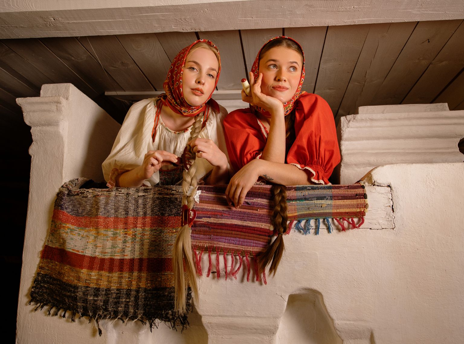 С печки да за покупками