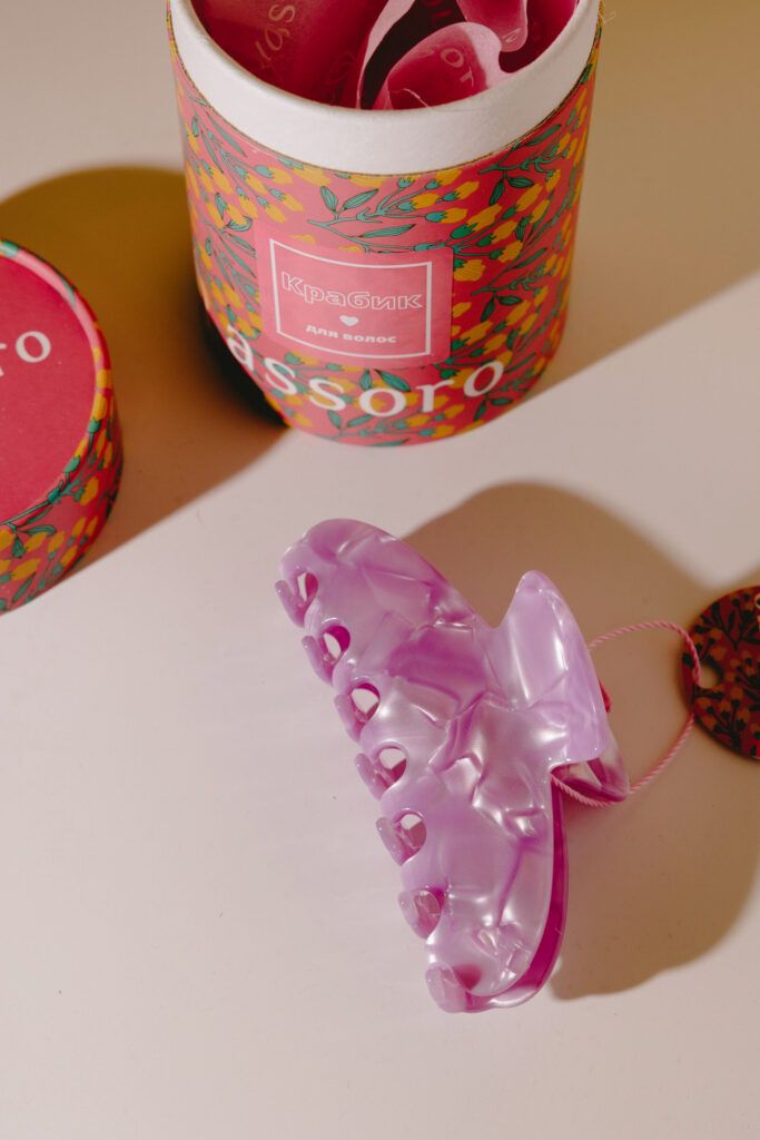 

Краб для волос - Фиалка Assoro