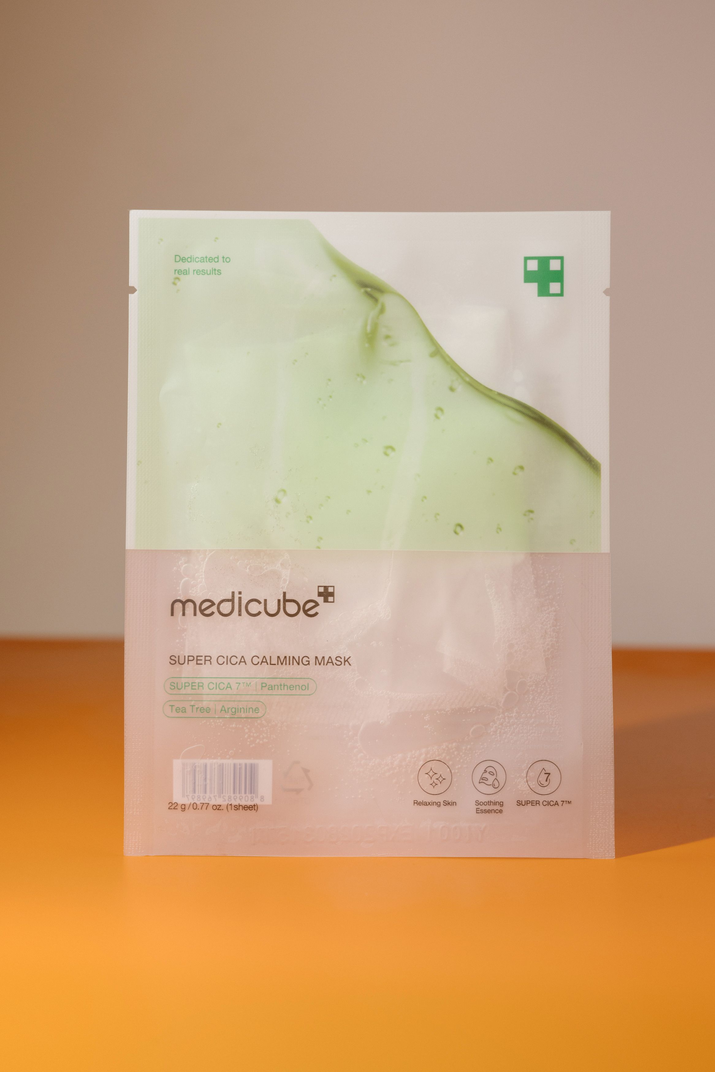 

Маска для лица успокаивающая medicube Super Cica Calming Mask 22g