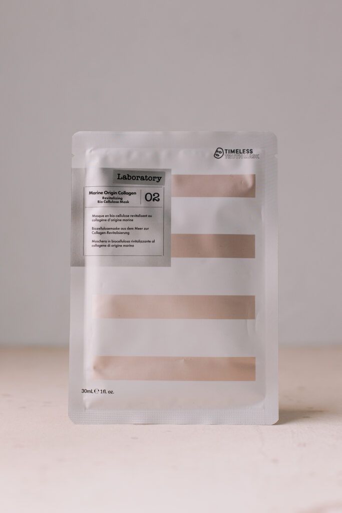 Профессиональная маска на биоцеллюлозной основе с коллагеном Timeless Truth Mask Marine Origin Collagen Revitalizing Bio Cellulose Lab 02 Mask 30ml
