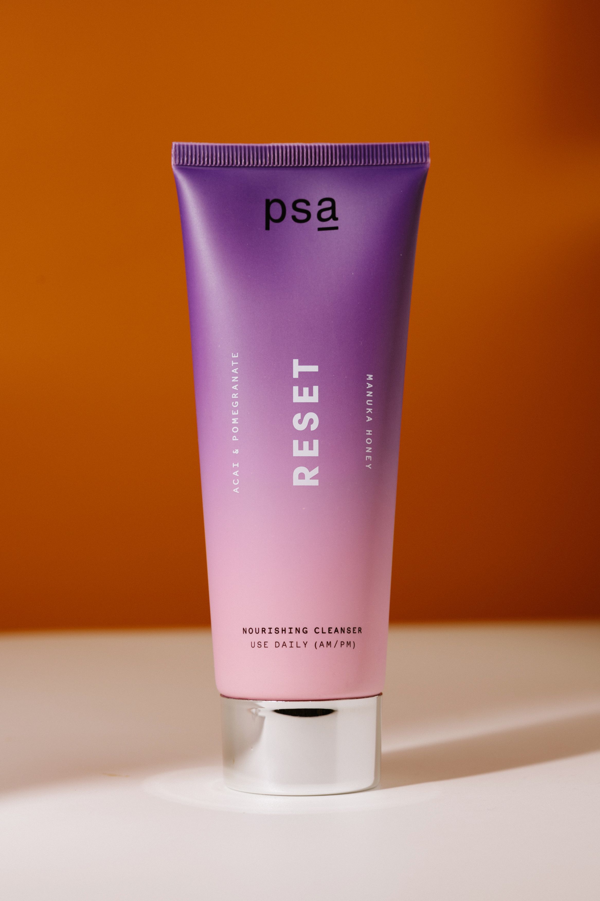 Крем-гель для умывания с манукой и ягодами асаи PSA RESET: Acai &amp; Manuka Honey Nourishing Cleanser 100мл
