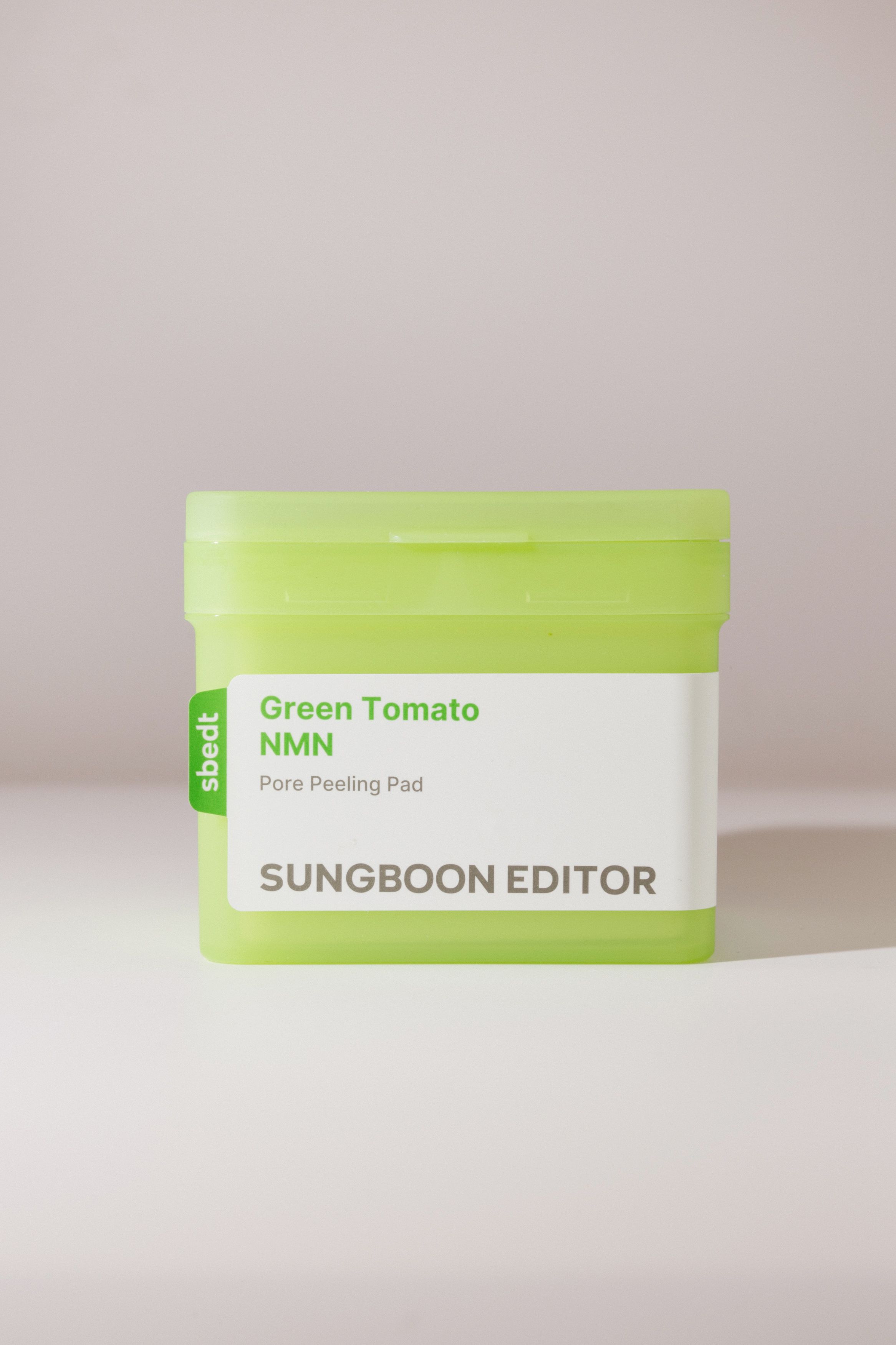 Бережно отшелушивающие пэды для лица Sungboon Editor Green Tomato NMN Pore Peeling Pad [60ea] 180ml