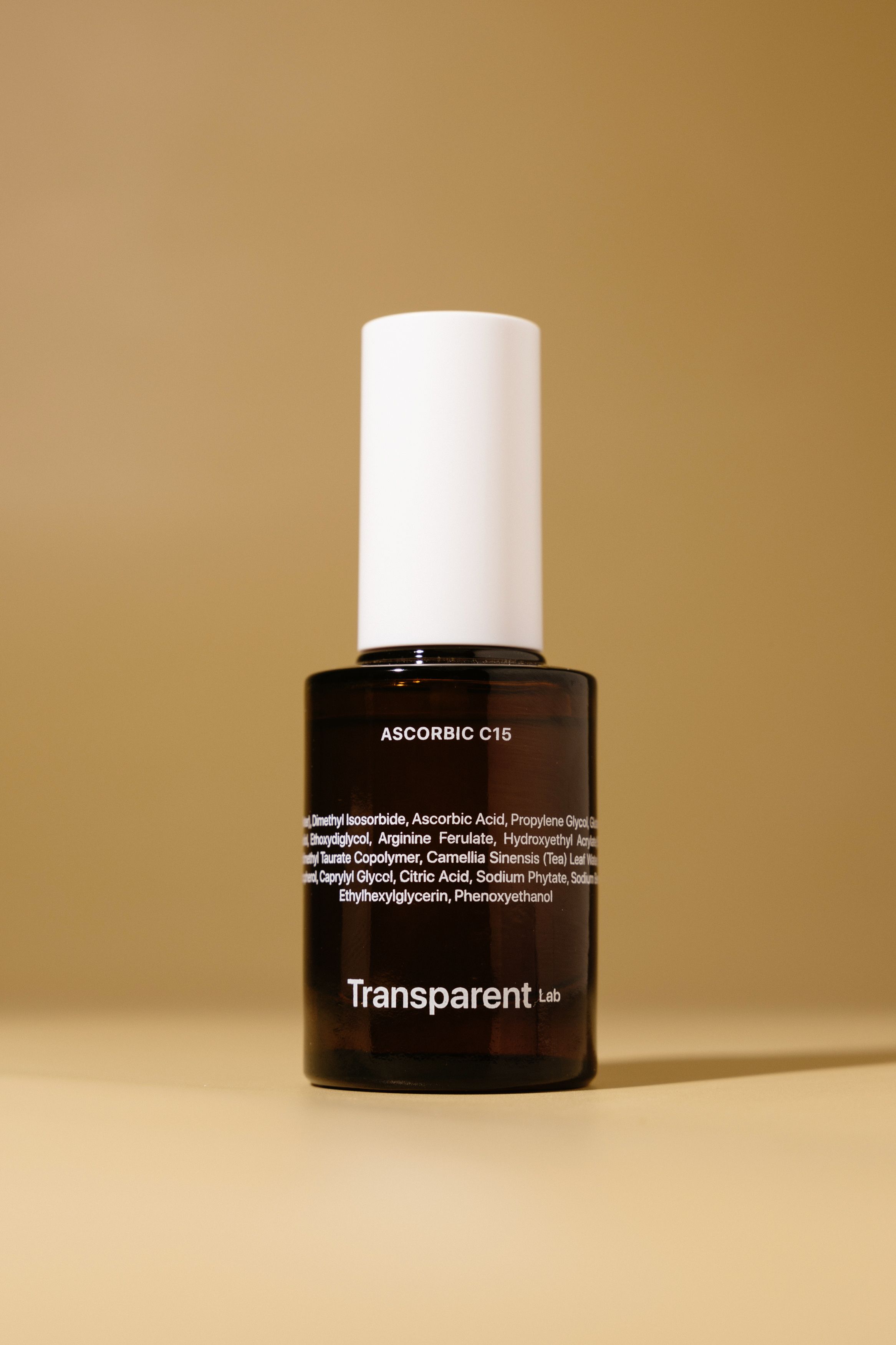 Сыворотка с витамином С 15% против тусклости и пигментации Transparent Lab Ascorbic C15 30ml