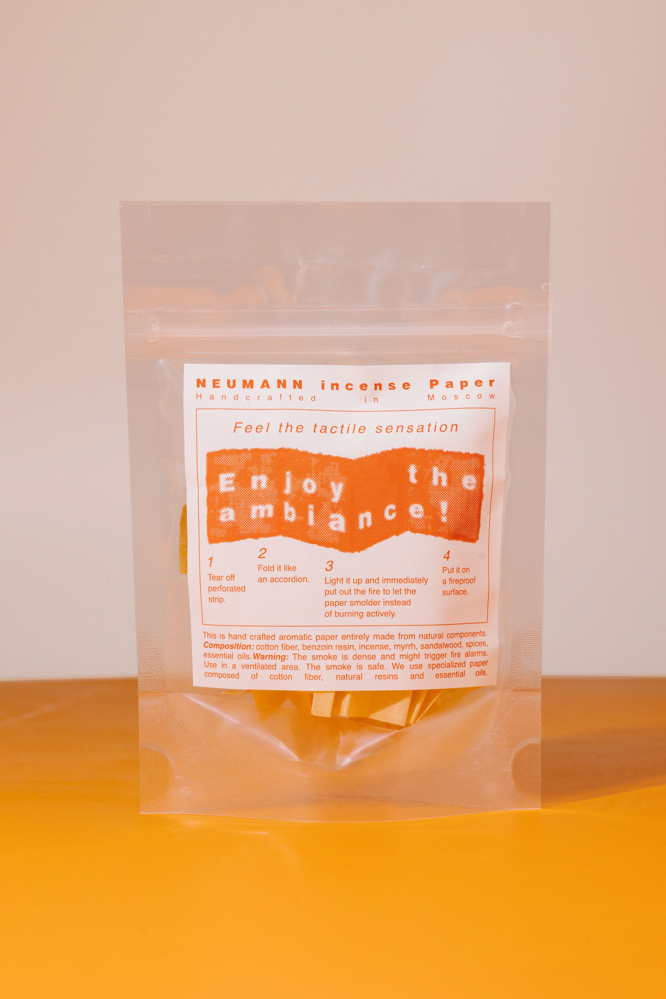 Ароматическая бумага для сжигания зиплок NEUMANN paper 25 шт