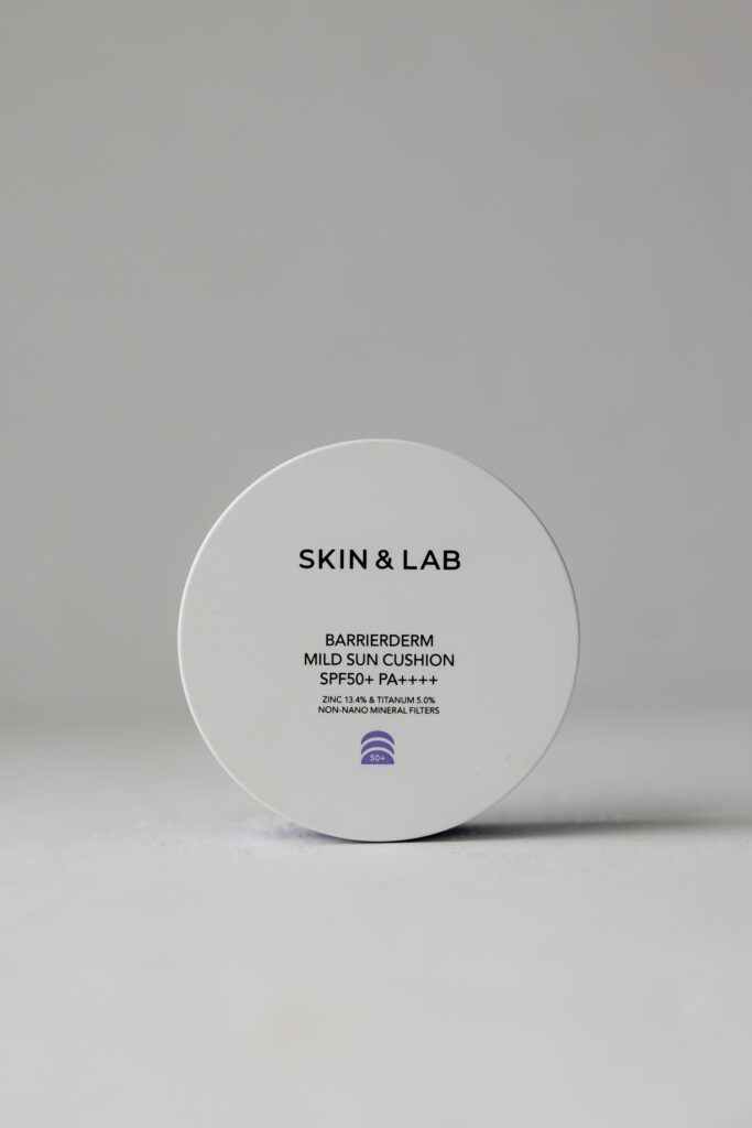 Солнцезащитный крем в формате кушона SKIN&LAB Barrierderm Mild Sun Cushion SPF 50+ PA++++ 15g*2