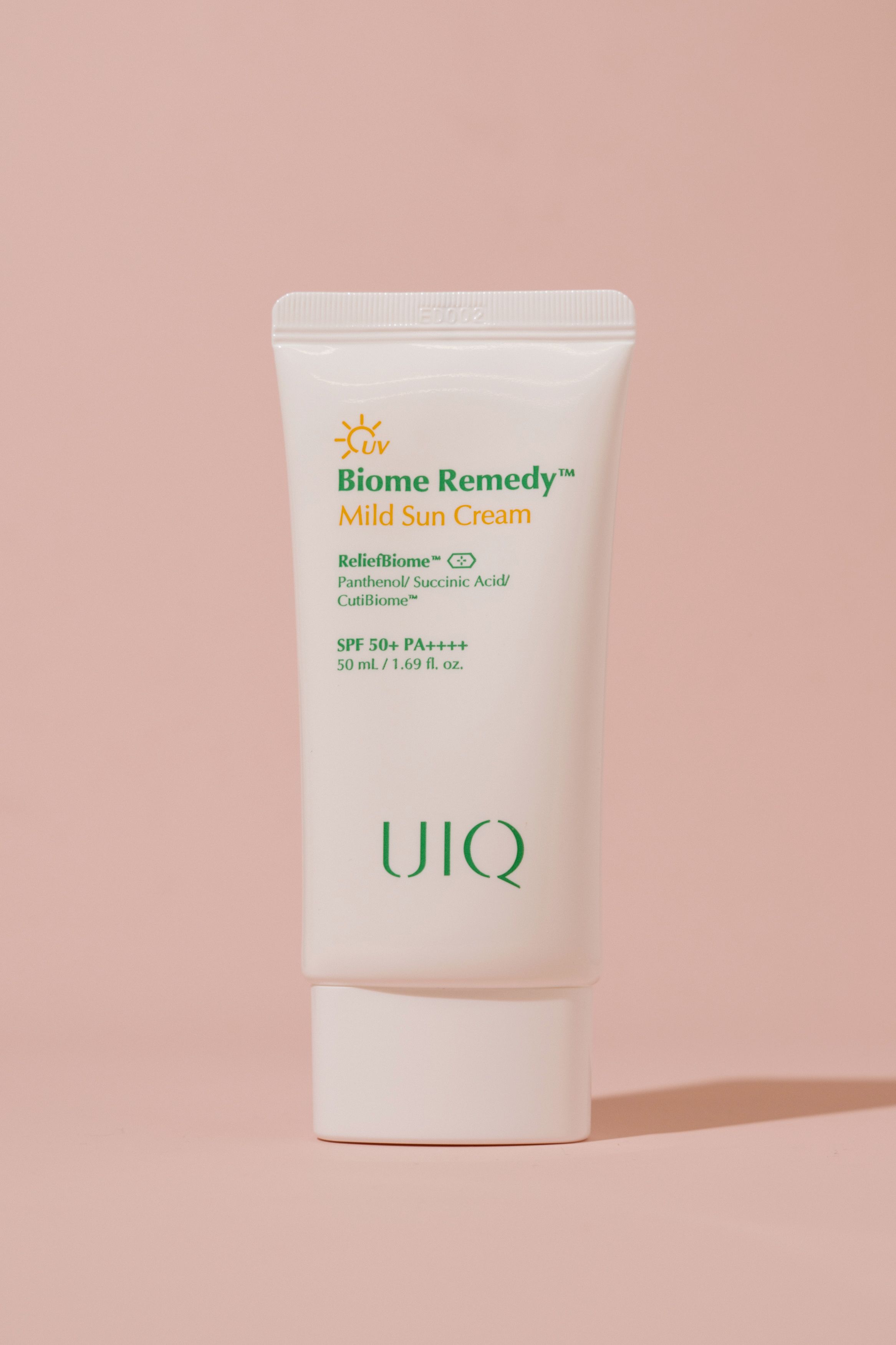 Успокаивающий солнцезащитный крем против фотостарения UIQ Biome Remedy Mild Sun Cream 50мл 2590₽