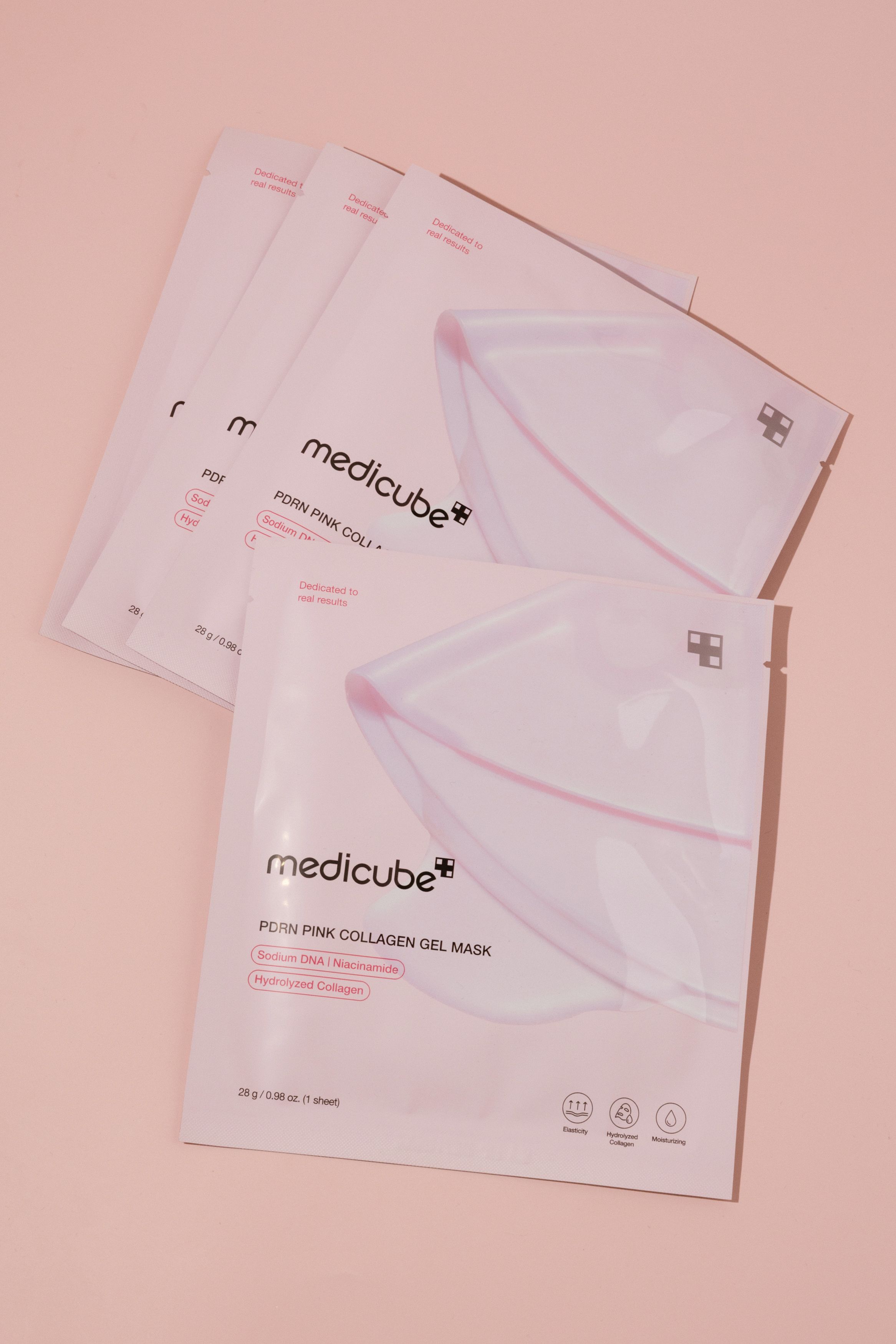 Набор гидрогелевых масок с ПДРН medicube PDRN Pink Collagen Gel Mask 428г 1590₽