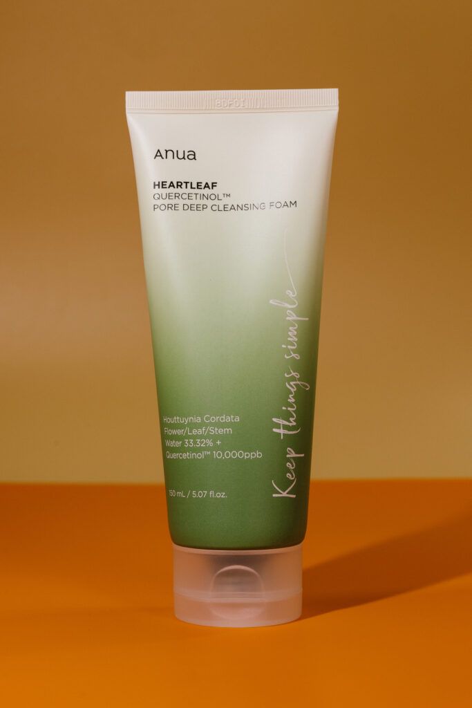 Пенка - скраб для умывания Anua Heartleaf Quercetinol Pore Deep Cleansing Foam 150ml