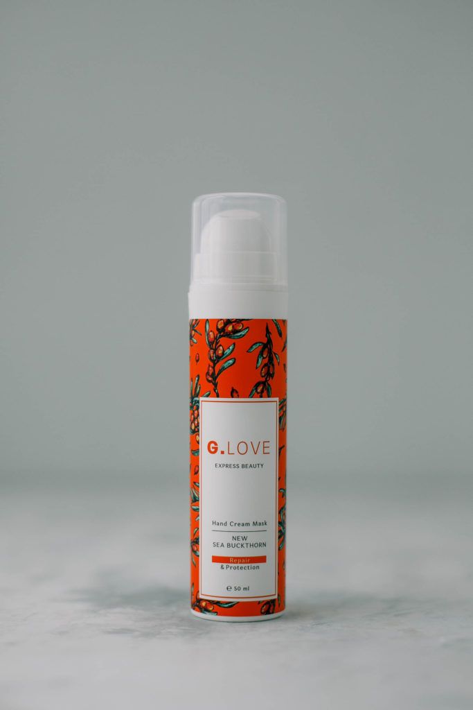 Питательная крем-маска для рук на основе масла облепихи G.LOVE Hand Cream Mask Sea Buckhtorn 50ml