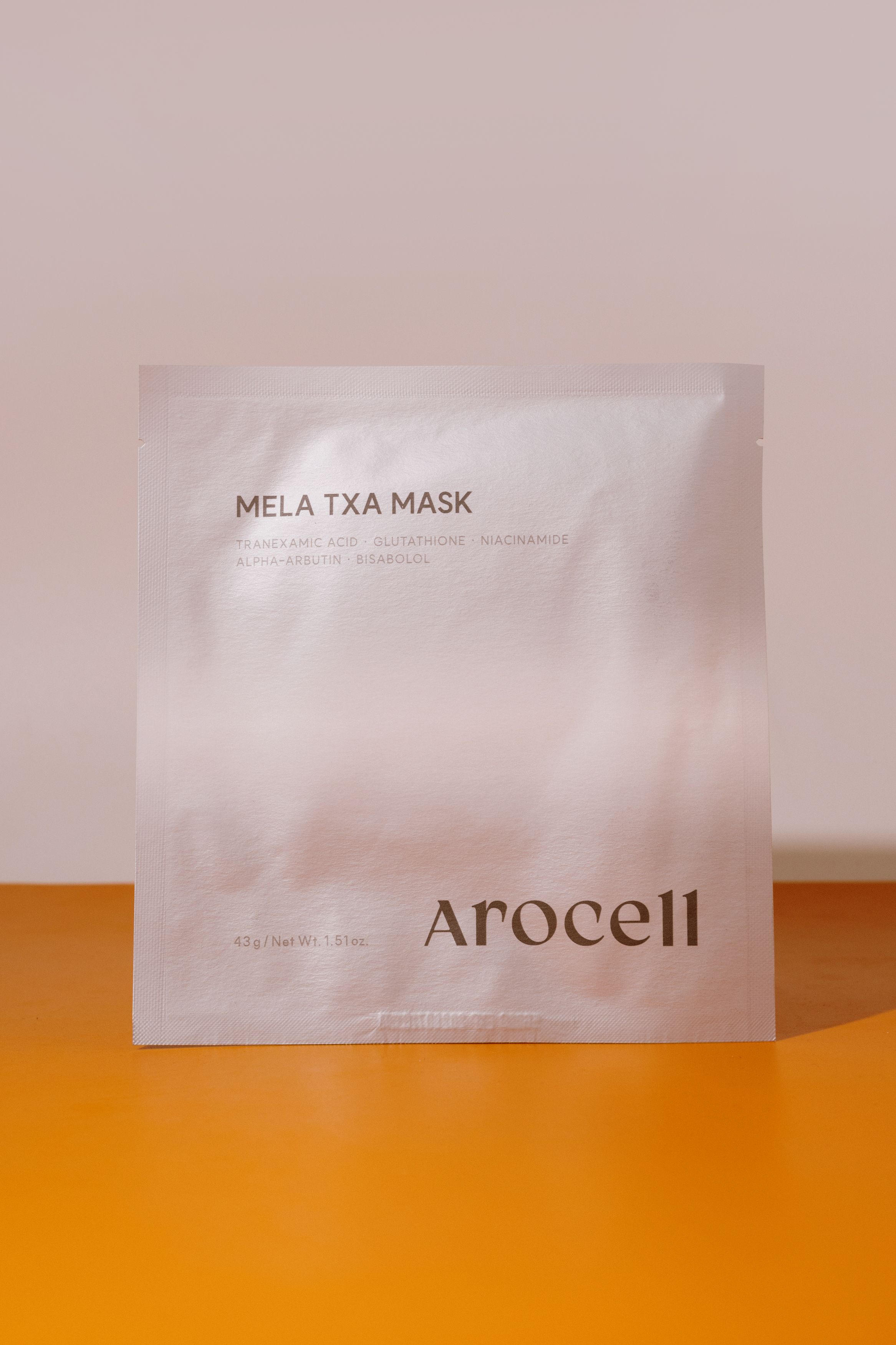 Гидрогелевая маска с транексамовой кислотой, глутатионом Arocell MELA TXA Mask 43g