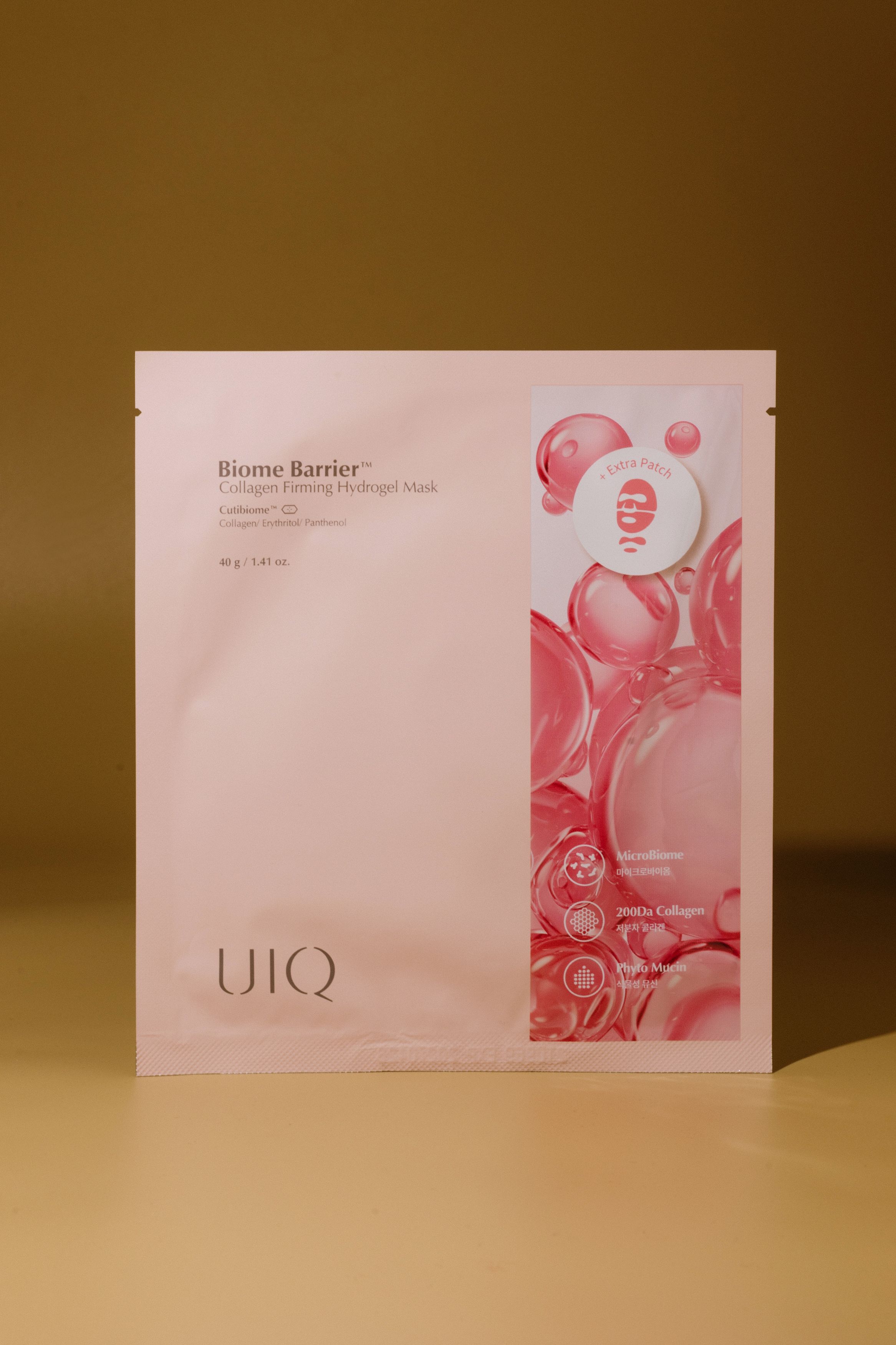Гидрогелевая маска с коллагеном UIQ Biome Barrier Collagen Firming Hydrogel Mask 40g