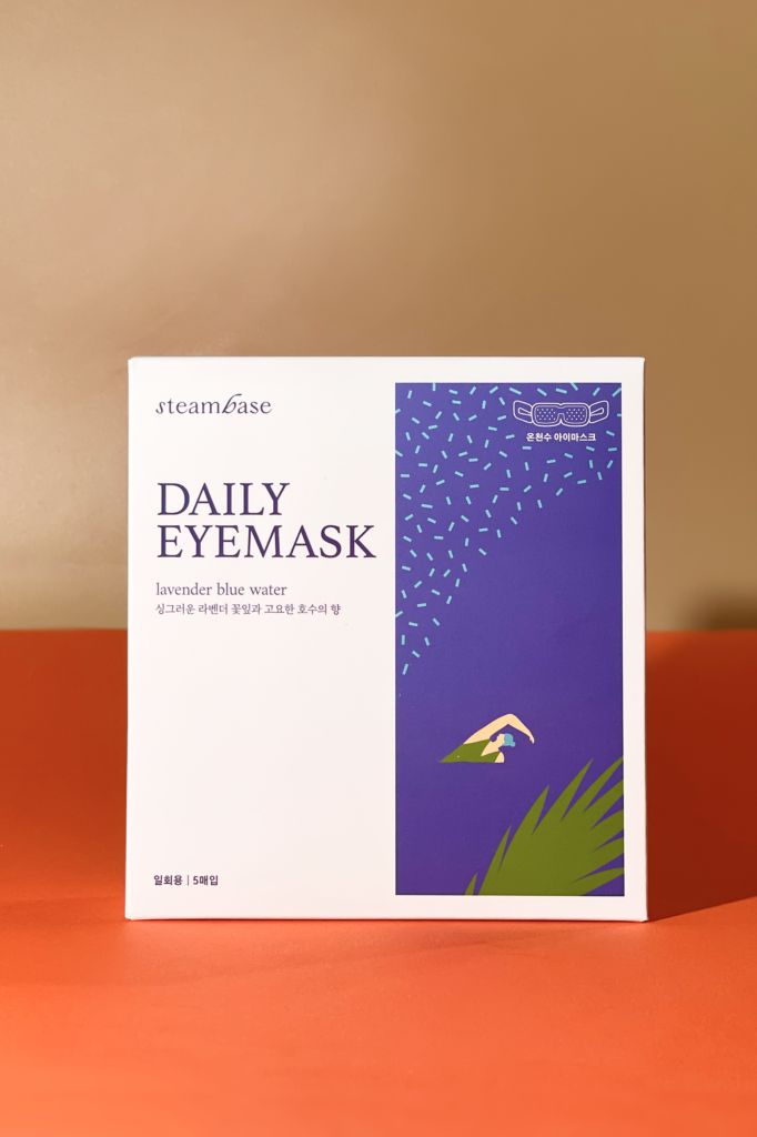Набор паровых масок для глаз Steambase Daily Eyemask [Lavender Blue Water] 5*50g