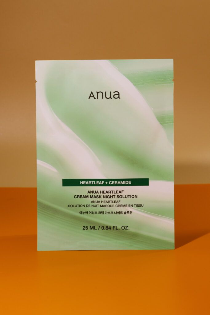 Увлажняющая тканевая маска для лица Anua Heartleaf Cream Mask Night Solution 25ml