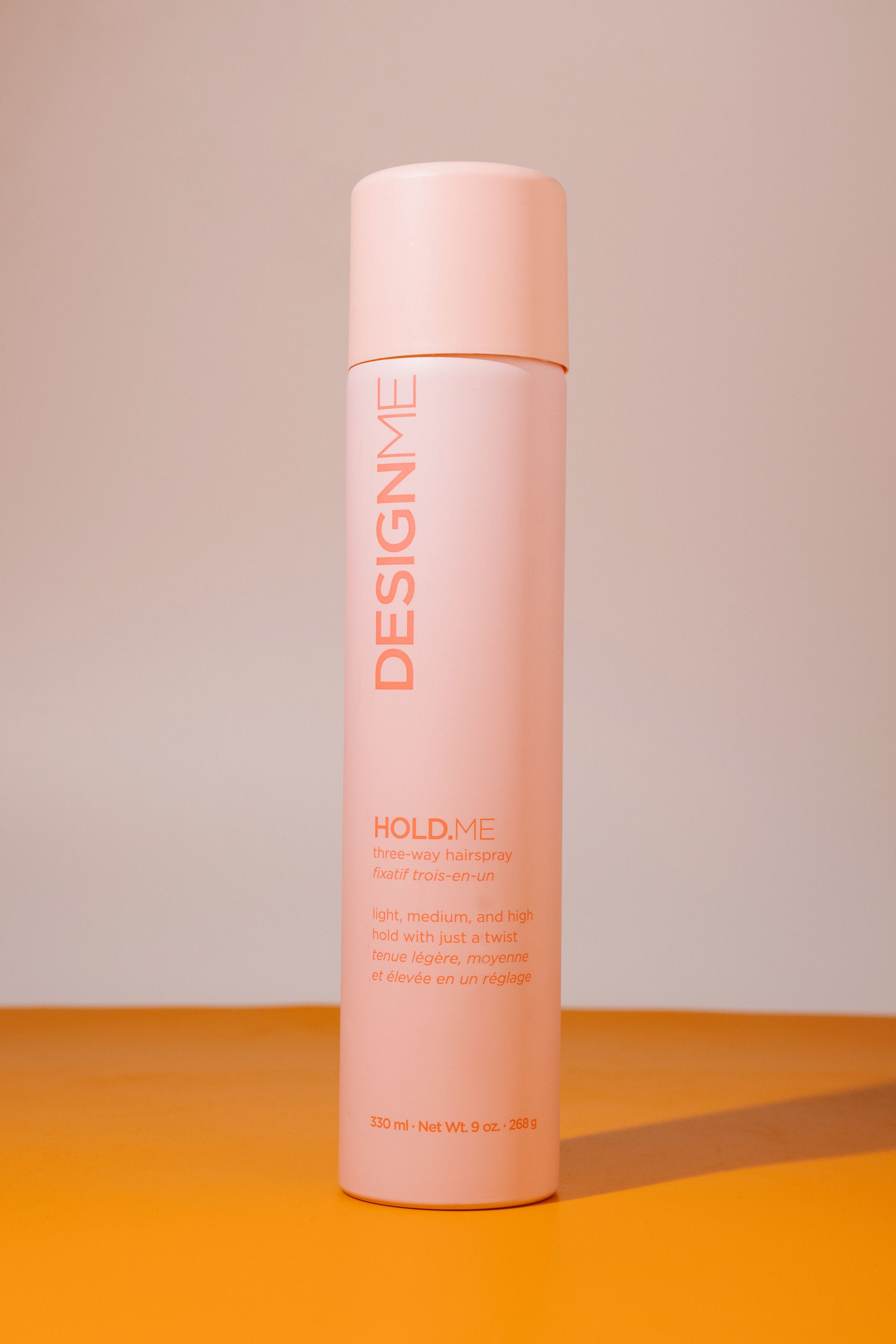 Термозащитный лак для волос с 3 тремя уровнями фиксации DESIGN ME HOLD.ME 330ml