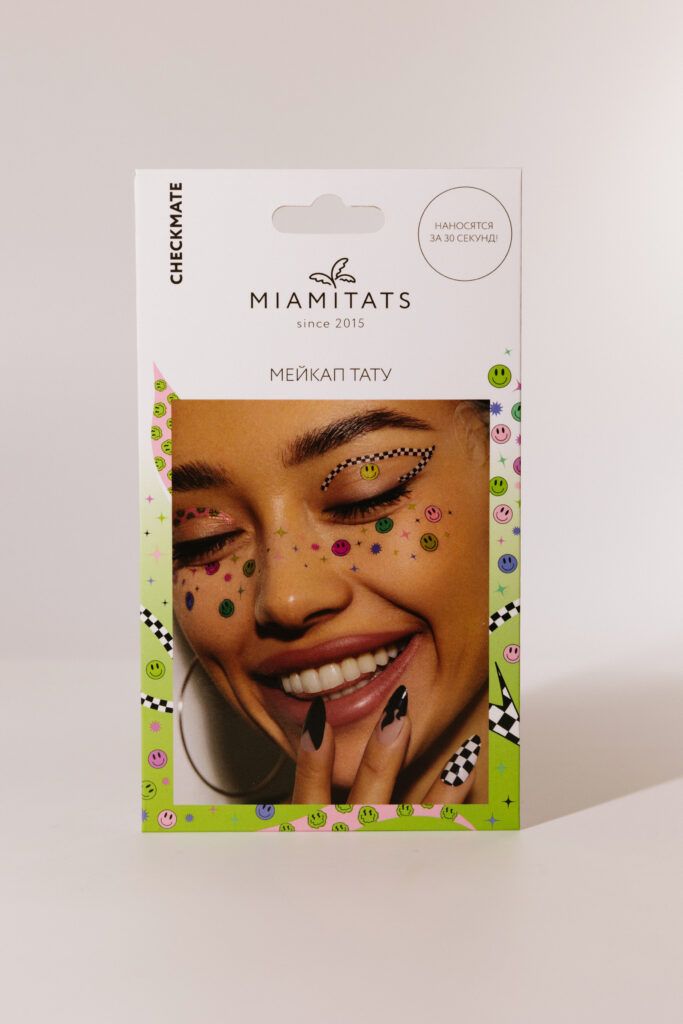 Набор переводных мейкап тату MIAMITATS FACE TATTOOS Checkmate