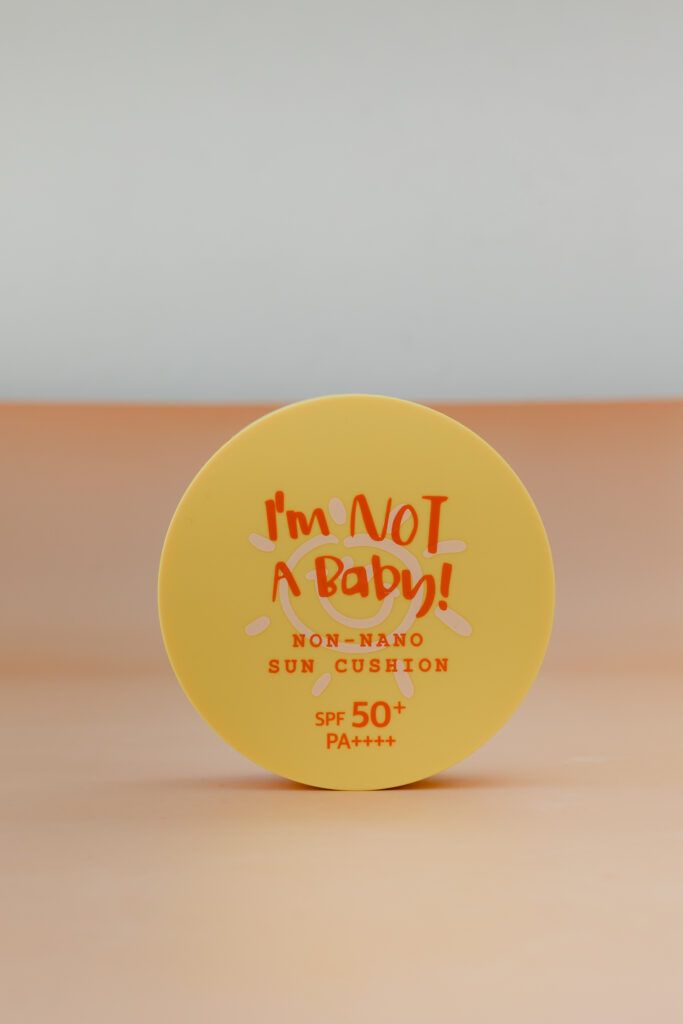 BU// Детский солнцезащитный кушон I'm Not A Baby Non-Nano Sun Cushion SPF50+ PA ++++ 25g