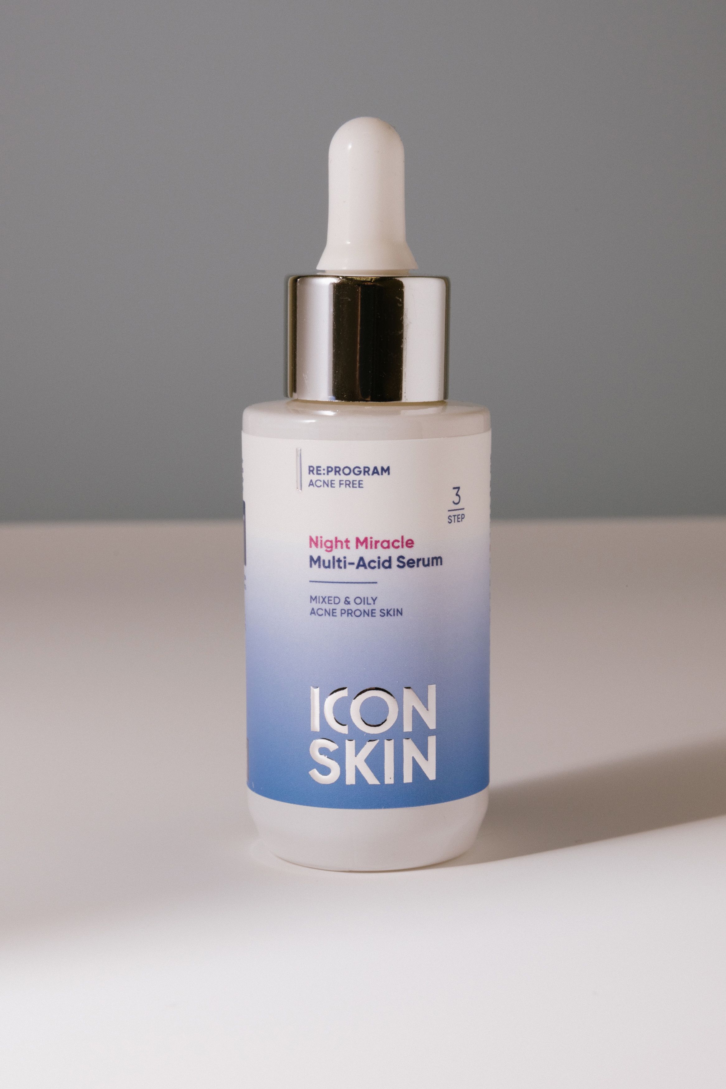 

Ночная пилинг-сыворотка ICON SKIN Night Miracle Multi-Acid Serum 30ml