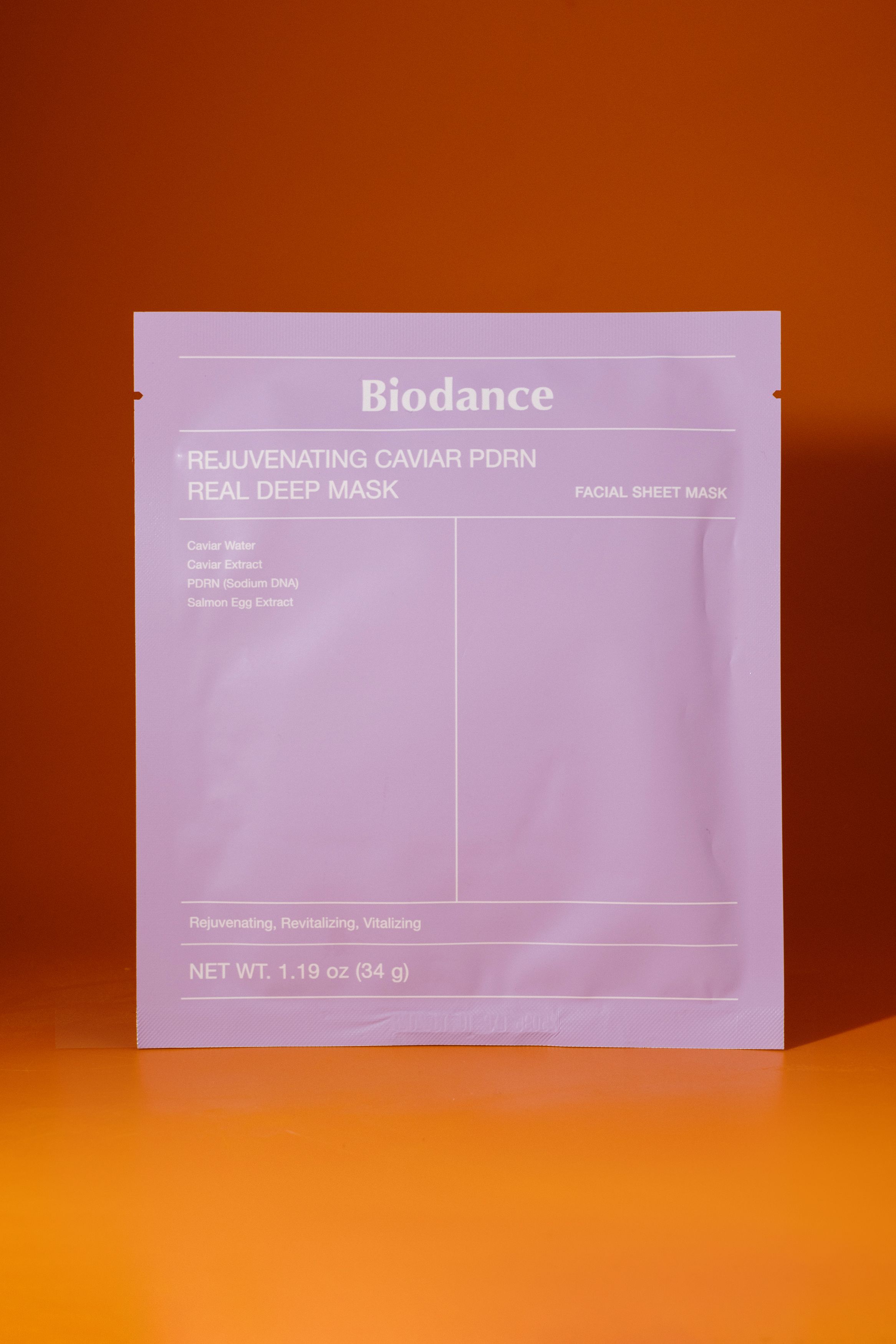Омолаживающая гидрогелевая маска с ПДРН Biodance Rejuvenating Caviar PDRN Real Deep Mask 34g