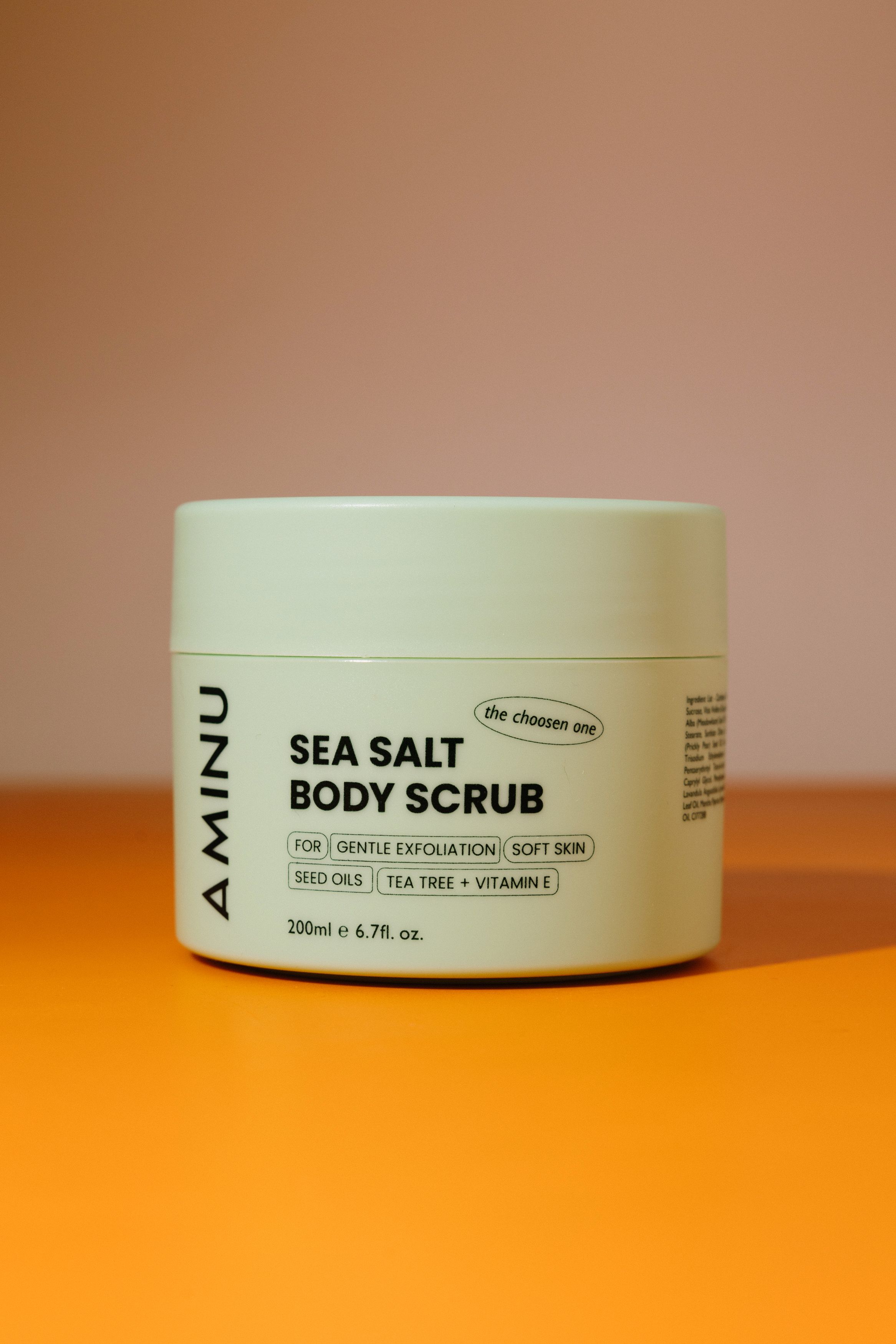 Скраб для тела с морской солью AMINU Sea Salt Body Scrub 200ml