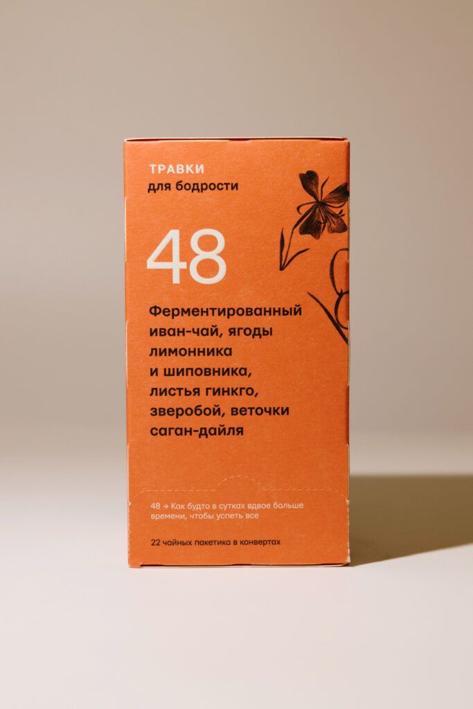 Напиток чайный травяной "Для бодрости" ТРАВКИ 22*1,8g